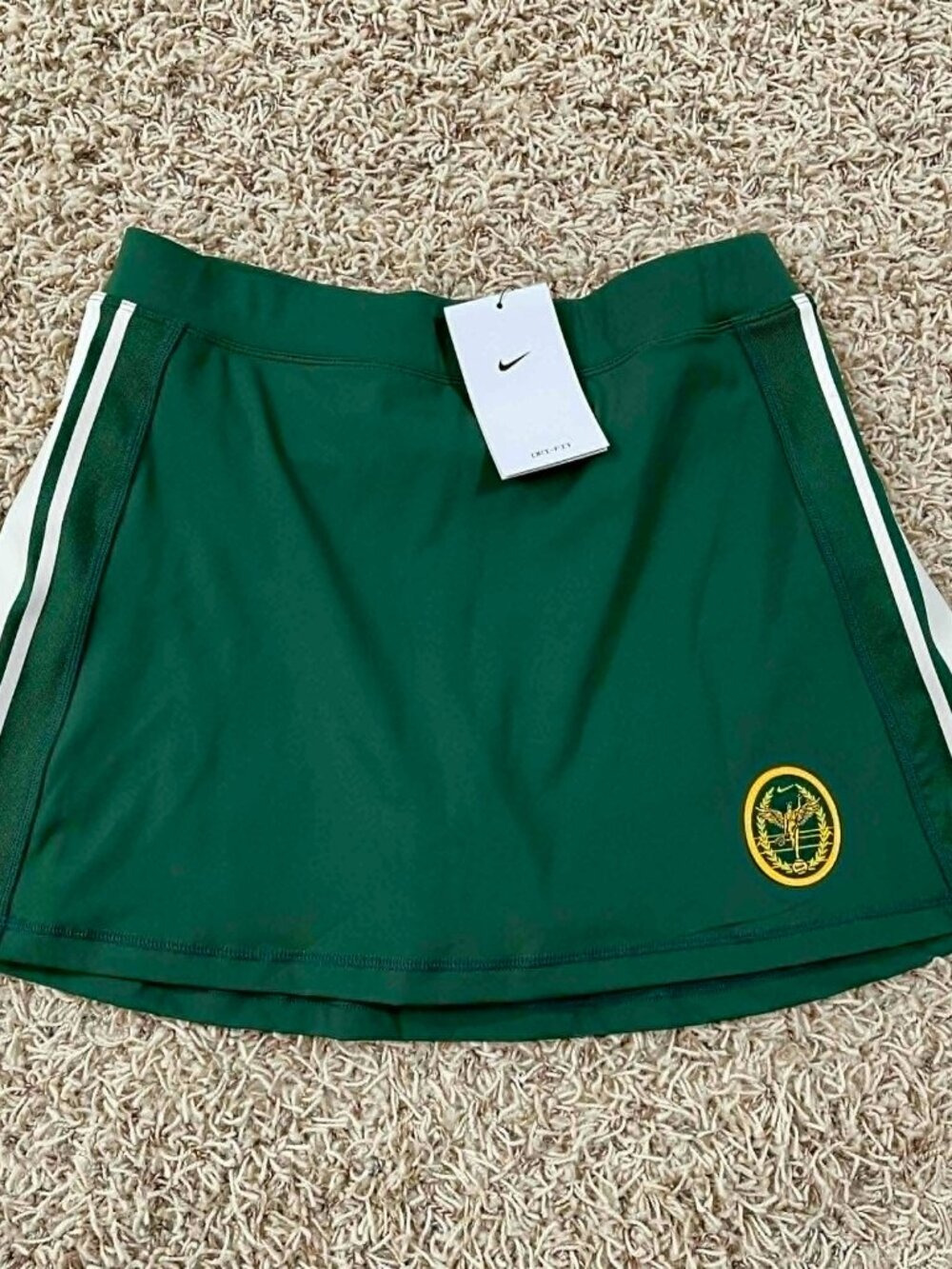 Nike Pro Women's Fall Club Court High Waisted Skort Green IH7748-323 Size Medium